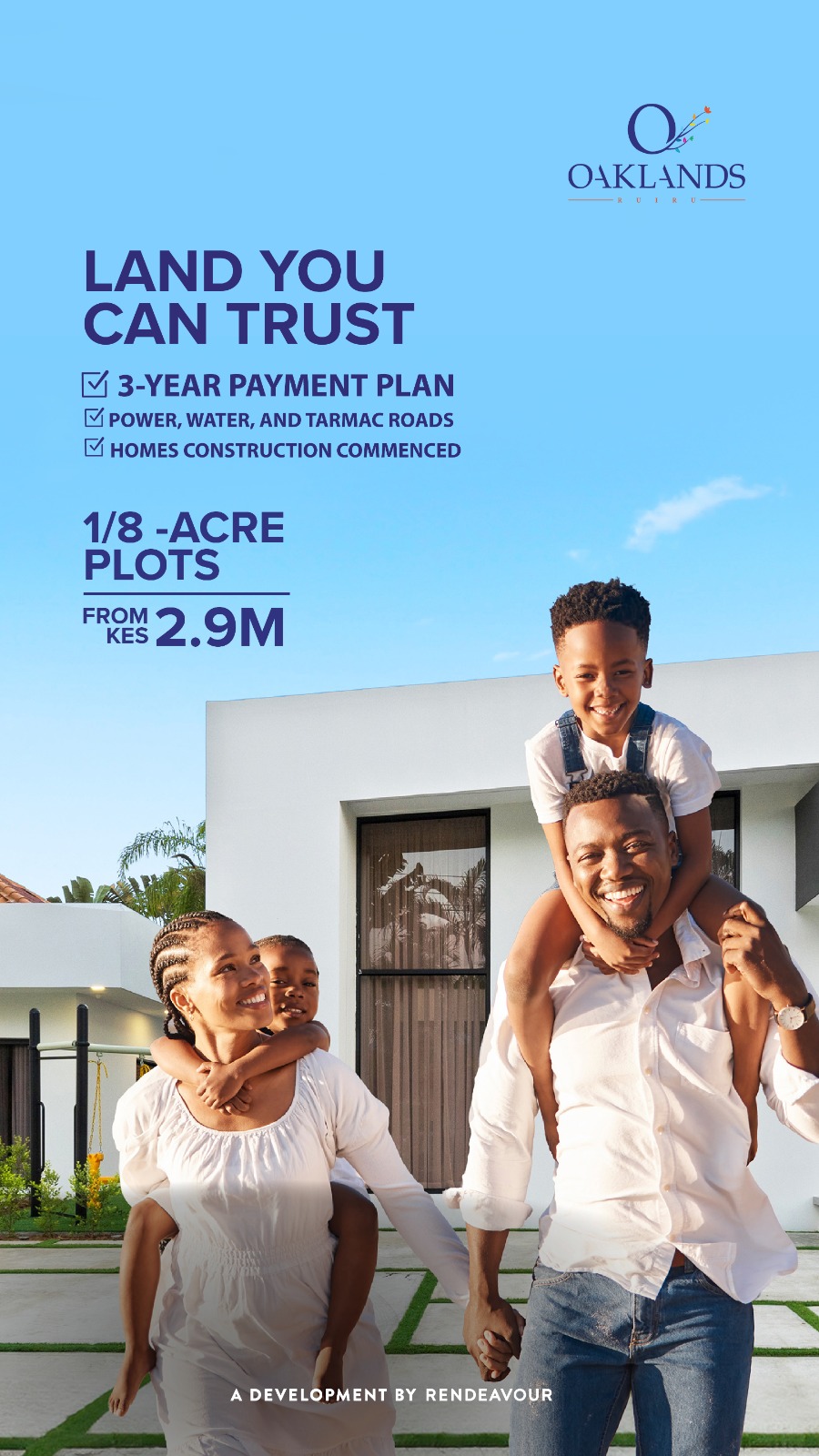Oaklands Ruiru plots for sale