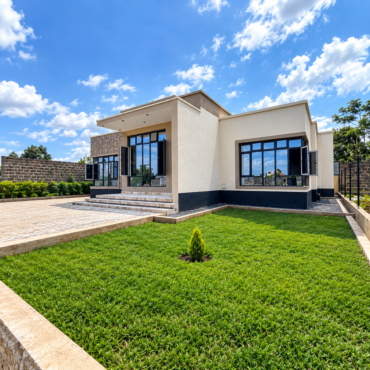3 Bedroom Flat-roof Bungalows for Sale in Juja